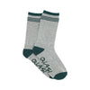 Quasi Note Socks Grey / Forest