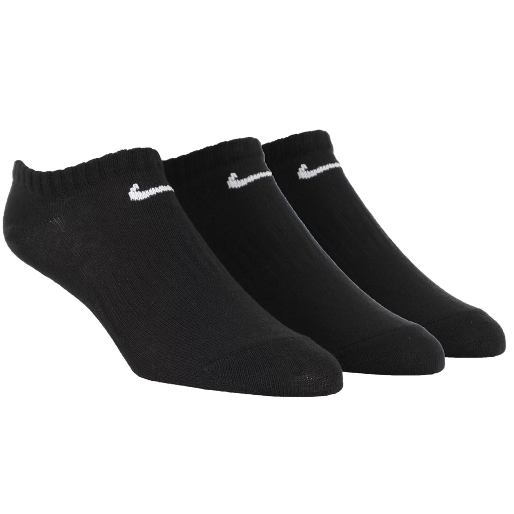 Nike SB Everyday Lightweight No Show Socks (3 Pack) Black