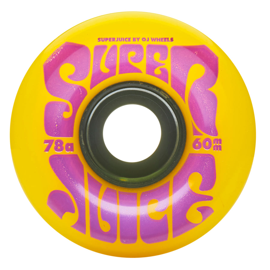 最安 読み方 78A Yellow Juice Super Wheels OJ 60mm Skateshop Orchard - スケートボード