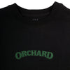 Orchard Cross Weave Text Logo Crewneck Black/Green