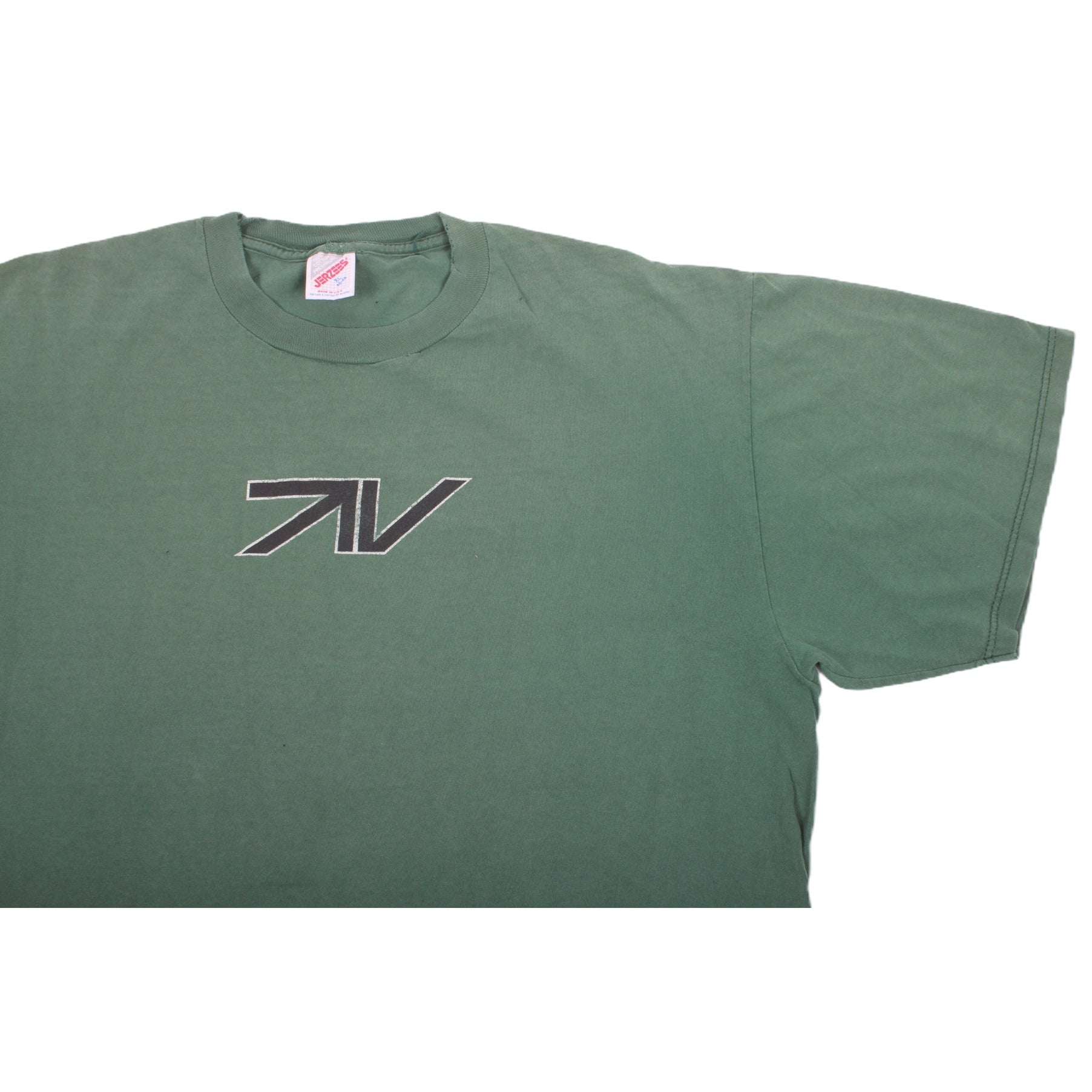 Overripe TV Television Skateboards Tee Shirt Green XL (1991)