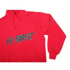Overripe H-Street Hooded Sweatshirt Red Snug XL (1990)