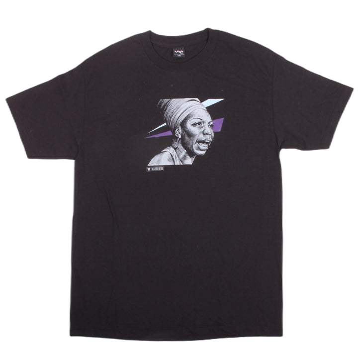 Overripe Western Edition Tee Nina Simone Ian Johnson Black Large NOS (2007)
