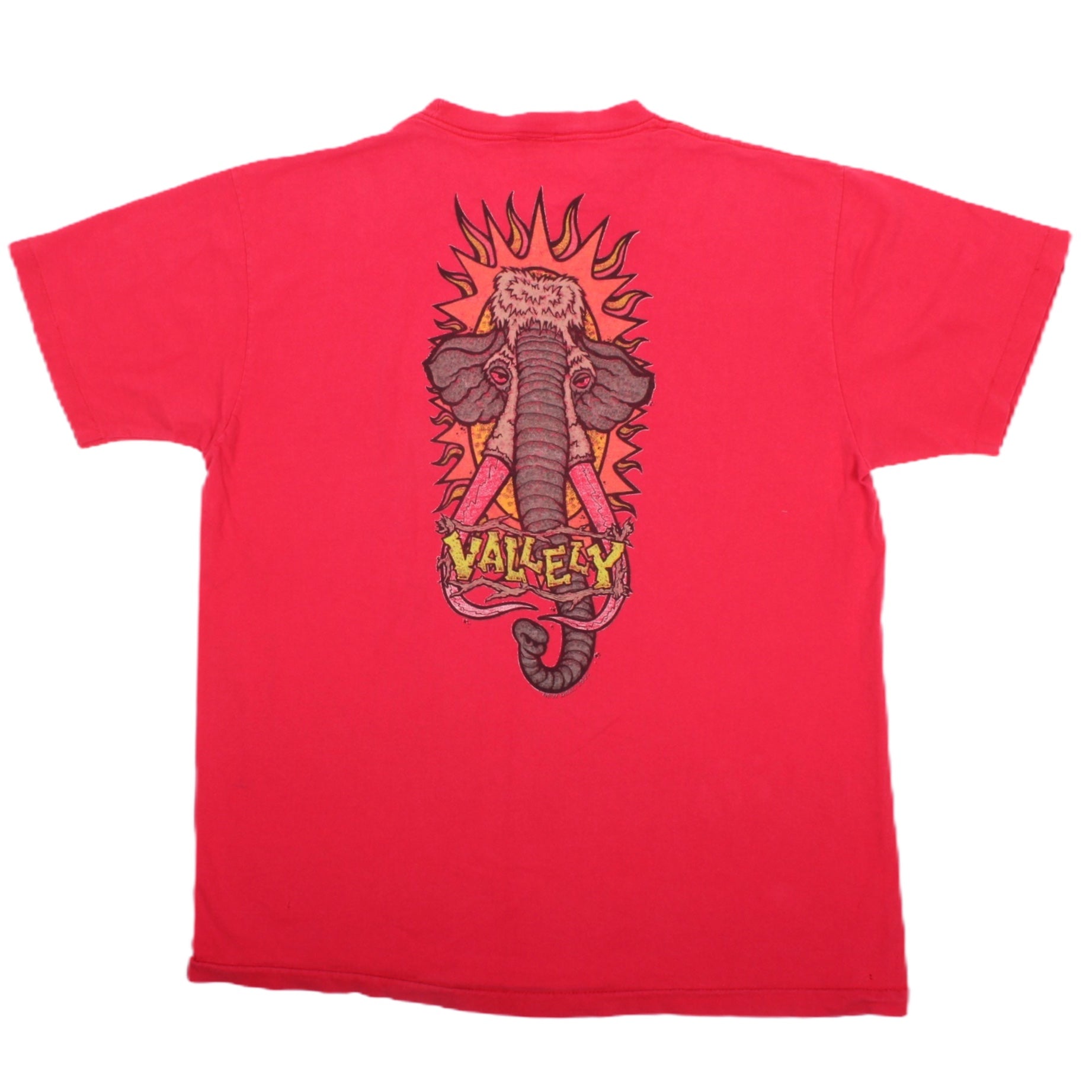 Overripe New Deal Tee Mike Vallely Elephant Solar Red XL (1991)