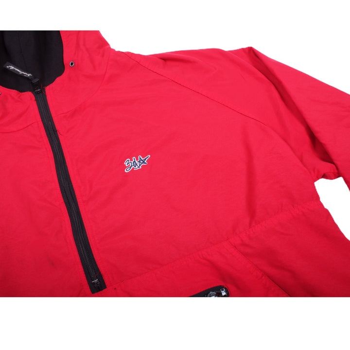 Overripe 3D Innovations Fleece Lined Windbreaker Red Baggy Medium