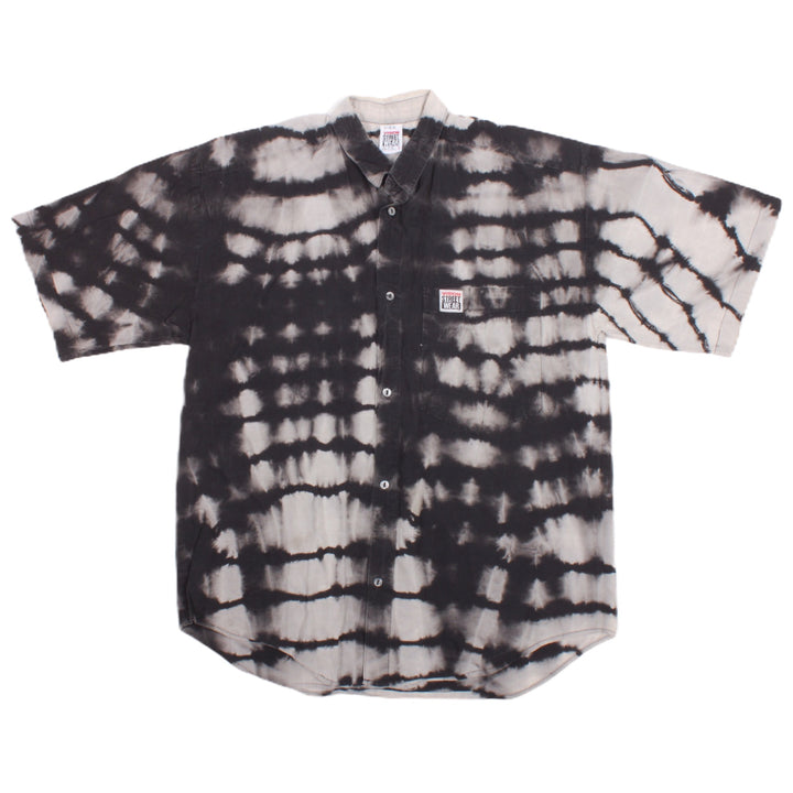 Overripe Vision Street Wear Button Up Black Acid Small (1990)
