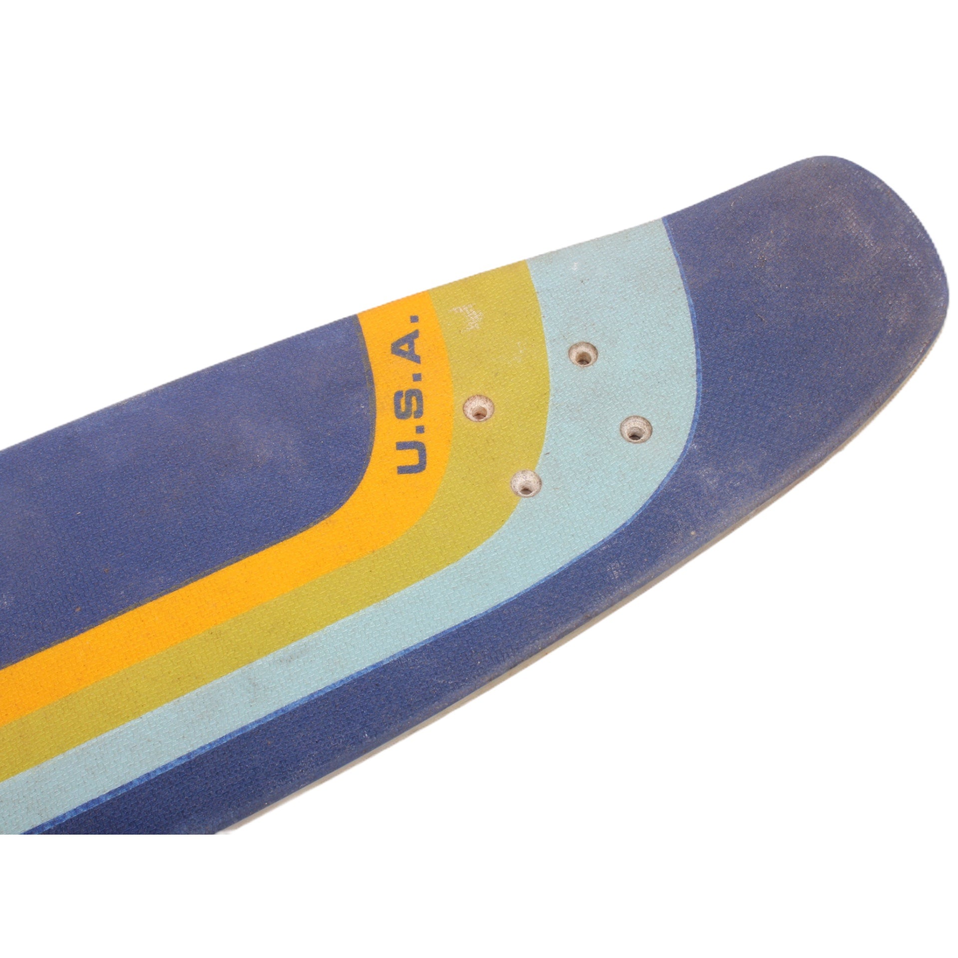 Overripe Fiberglass Deck Lan Pro-Comp Blue 1977