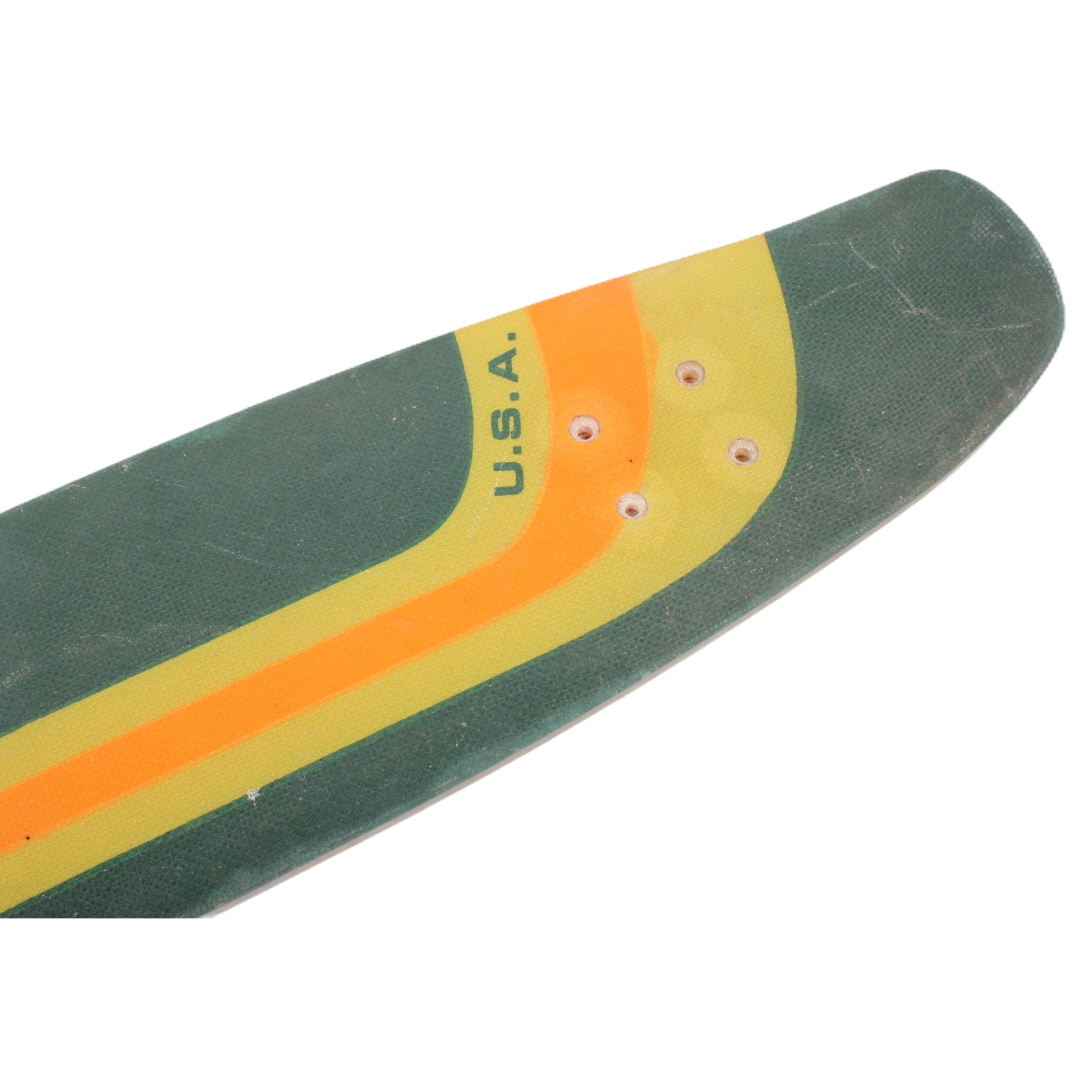 Overripe Fiberglass Deck Lan Pro-Comp Green 1977