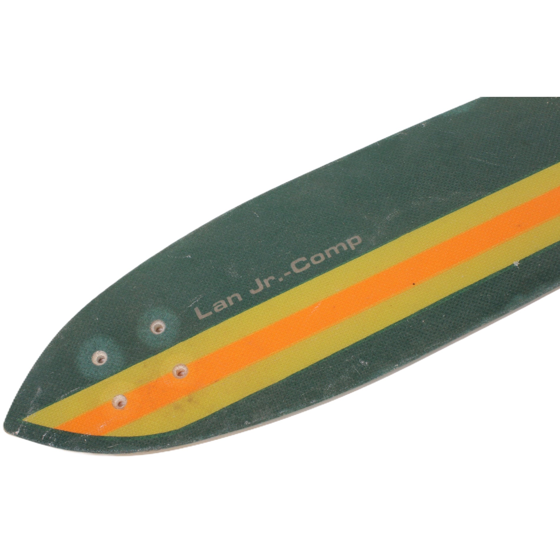 Overripe Fiberglass Deck Lan Pro-Comp Green 1977