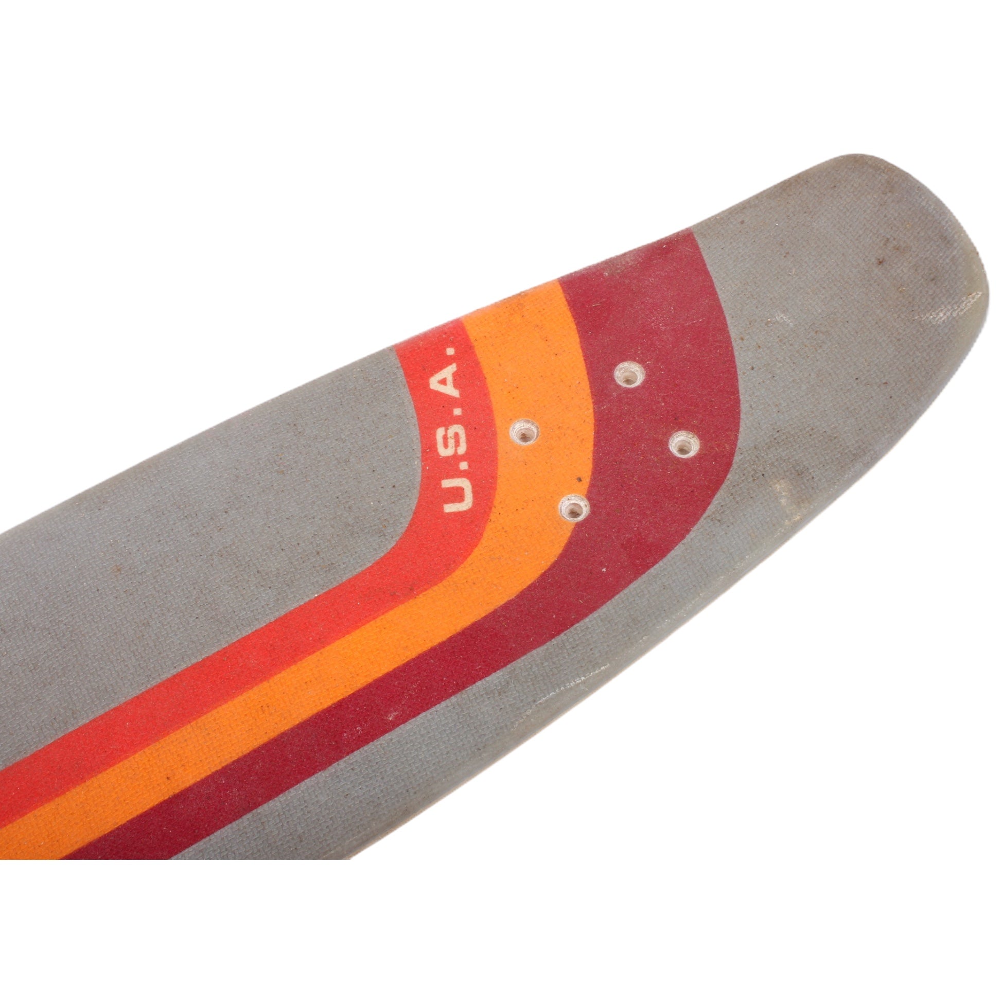 Overripe Fiberglass Deck Lan Pro-Comp Grey 1977