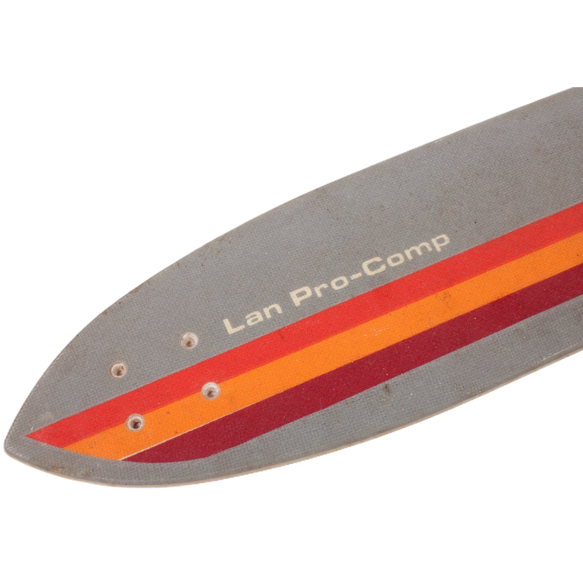 Overripe Fiberglass Deck Lan Pro-Comp Grey 1977