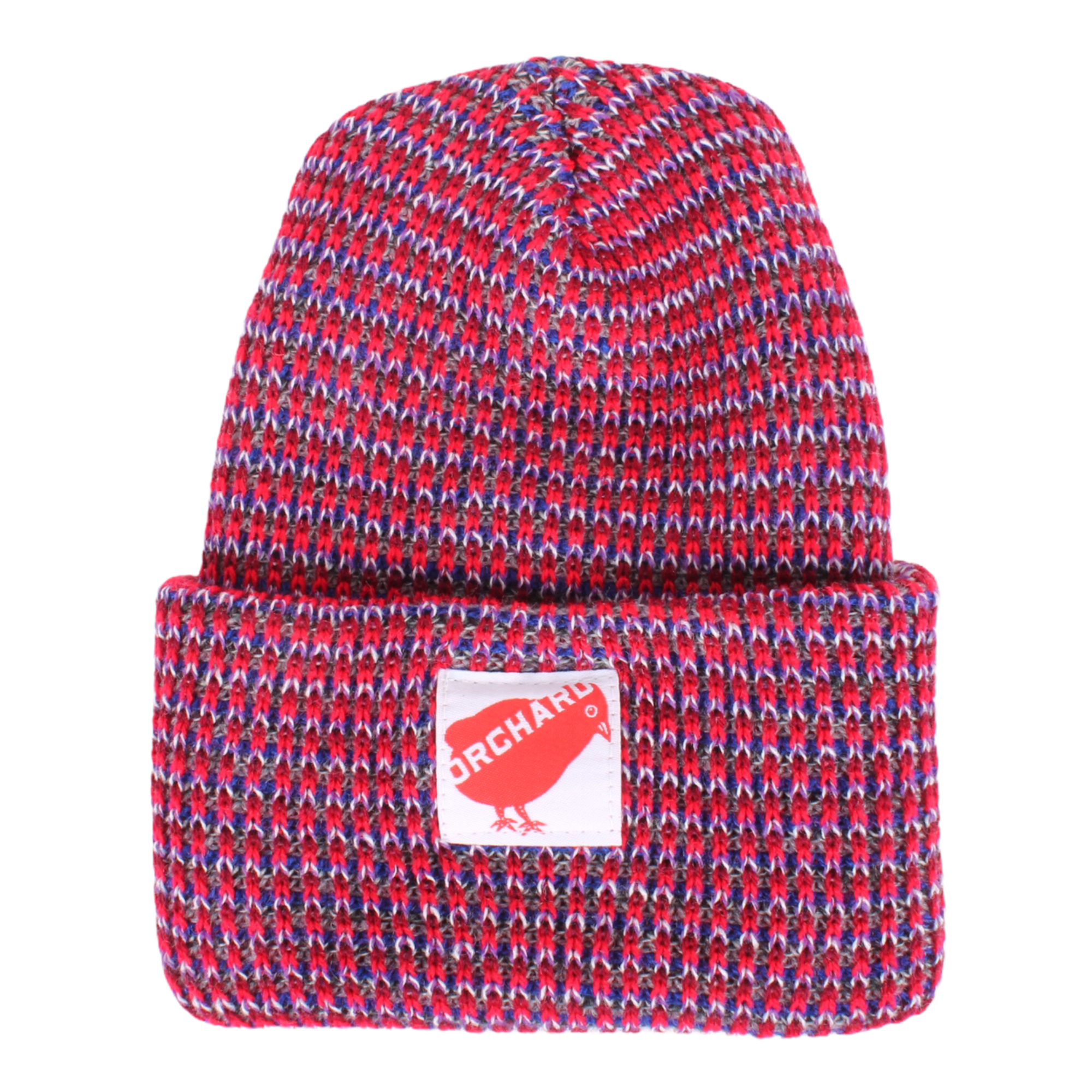 Orchard Red Bird Watch Cap Multi Color Red/Blue/Grey
