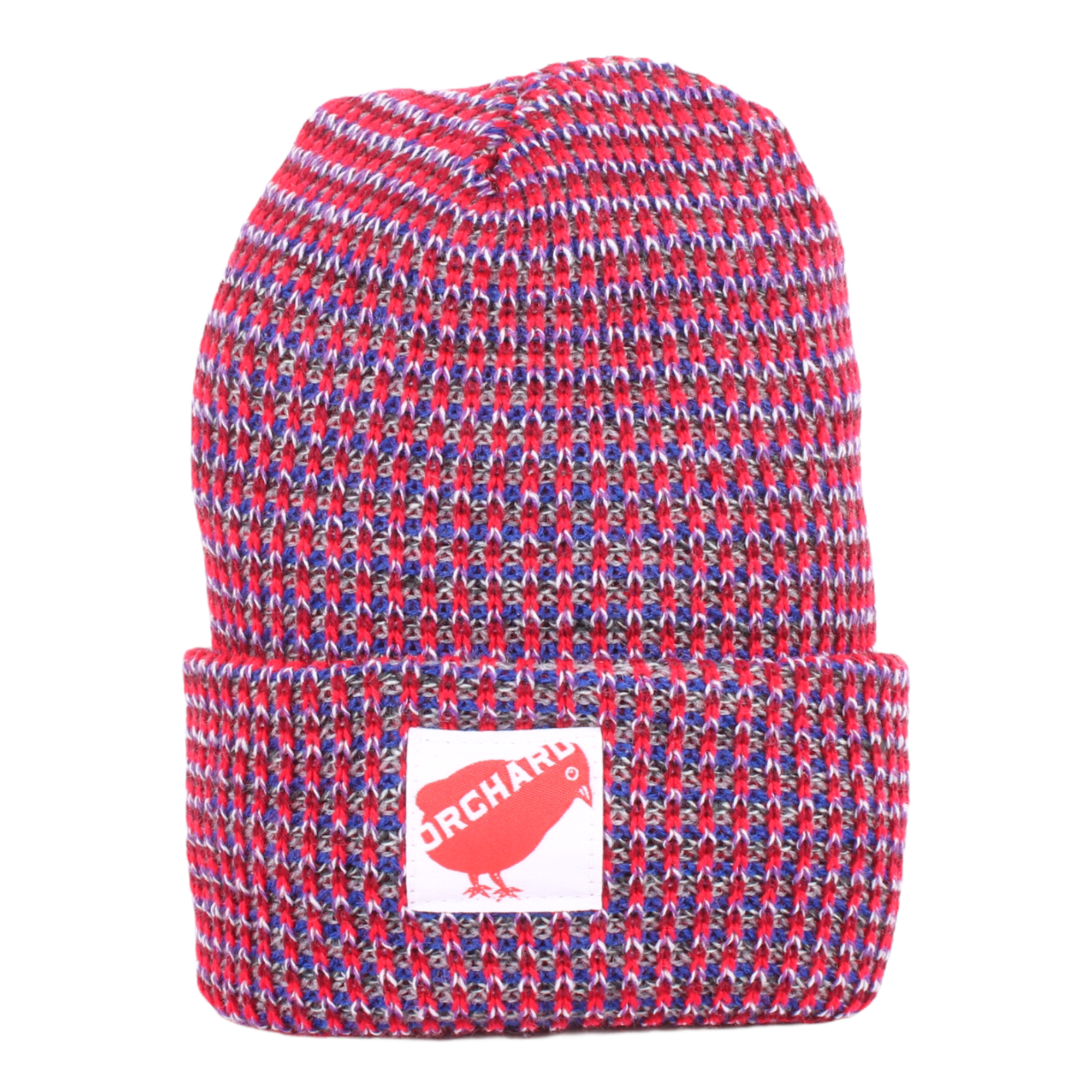Orchard Red Bird Watch Cap Multi Color Red/Blue/Grey