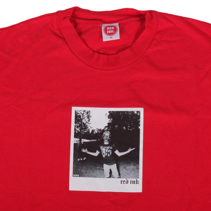 Overripe Red Ink Tobin Yelland Polaroid Tee Red XL