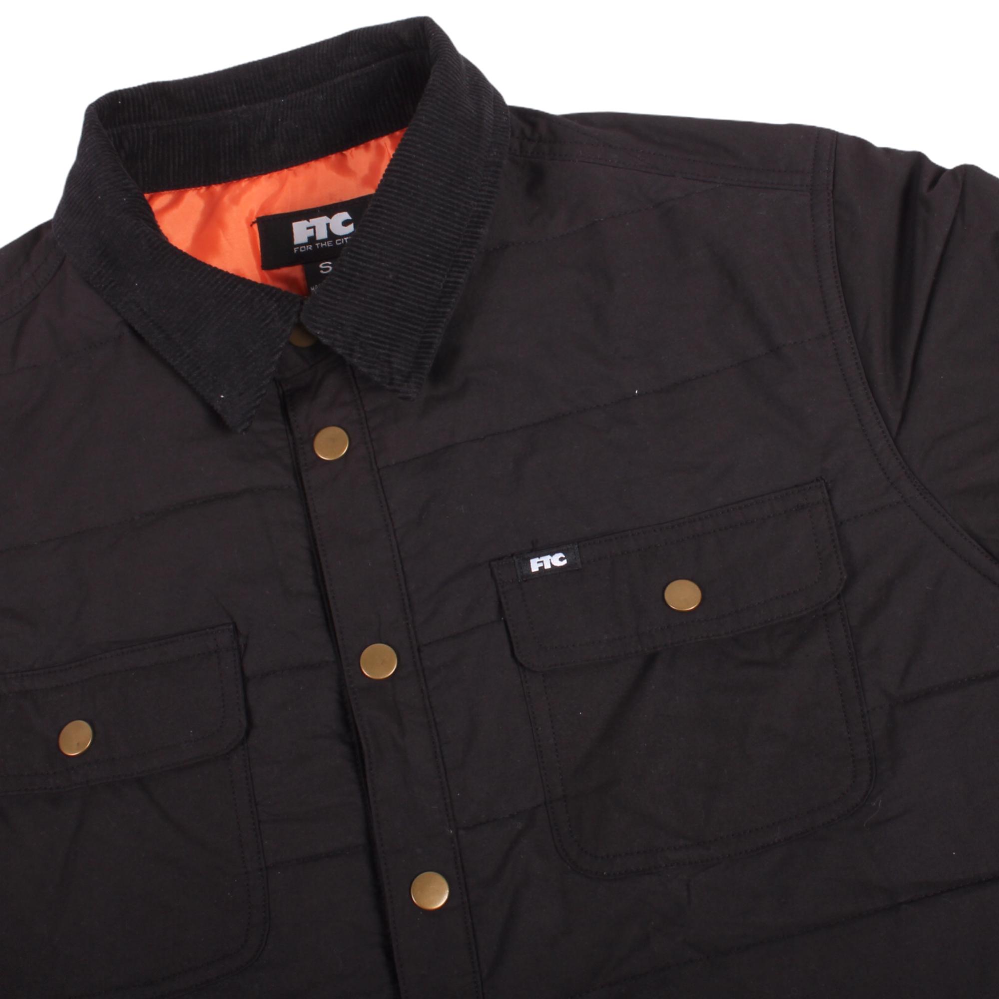 Overripe FTC Quilted Jacket Small - Orchard Skateshop