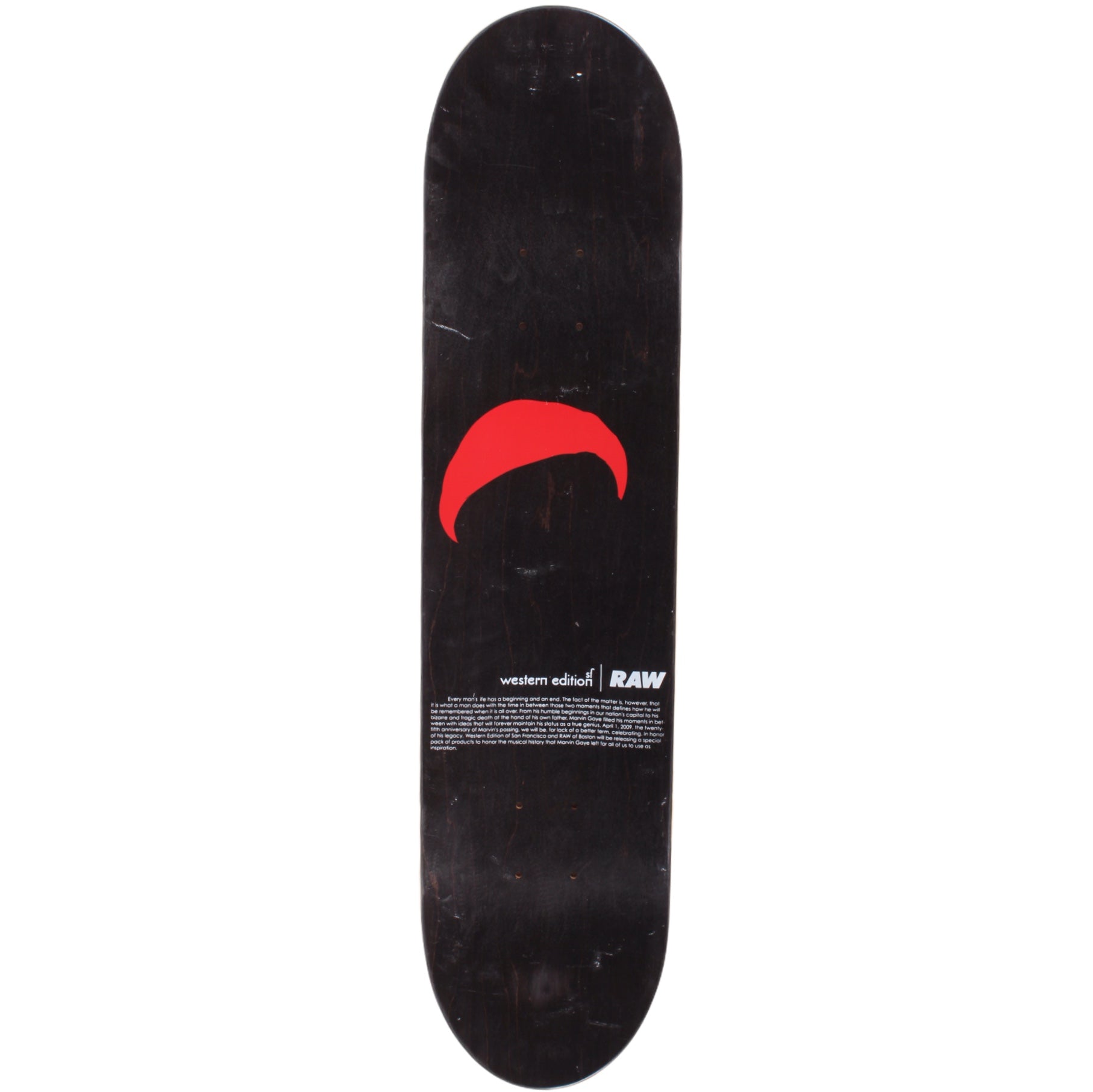 Overripe RAW x Western Edition Marvin Gaye Deck (2009) 7.5&quot;