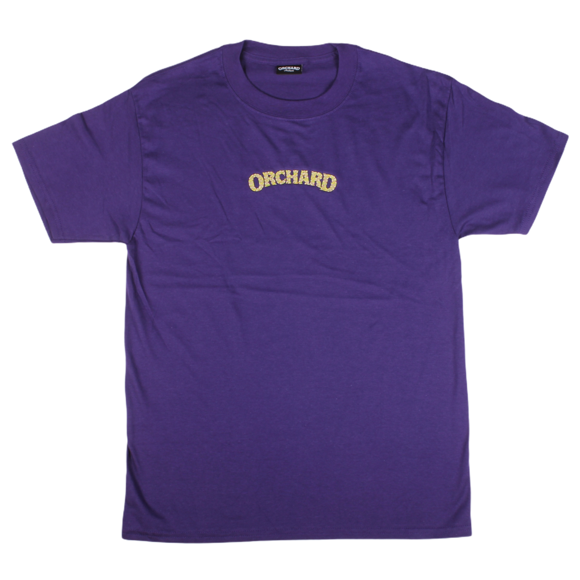 Orchard Embroidered Text Logo Tee Zodiac/Grape