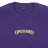 Orchard Embroidered Text Logo Tee Zodiac/Grape