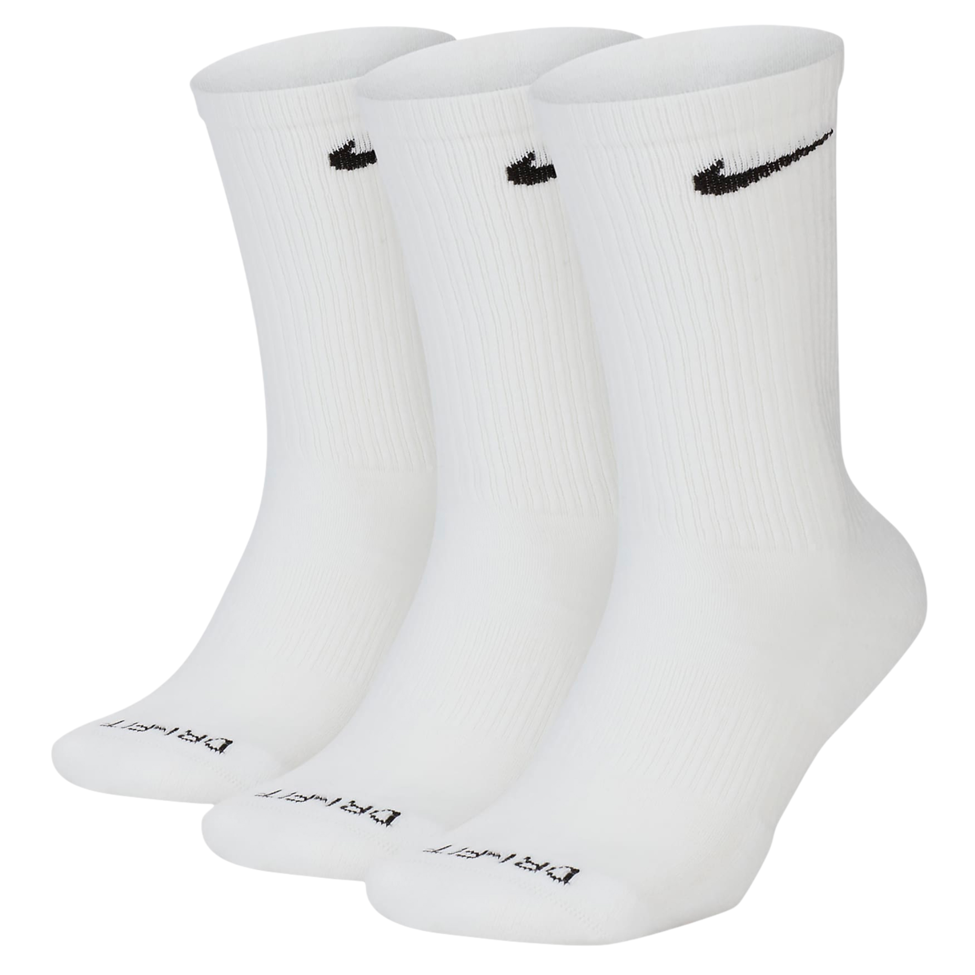 Nike SB Everyday Plus Crew Socks White 3 Pack - Orchard