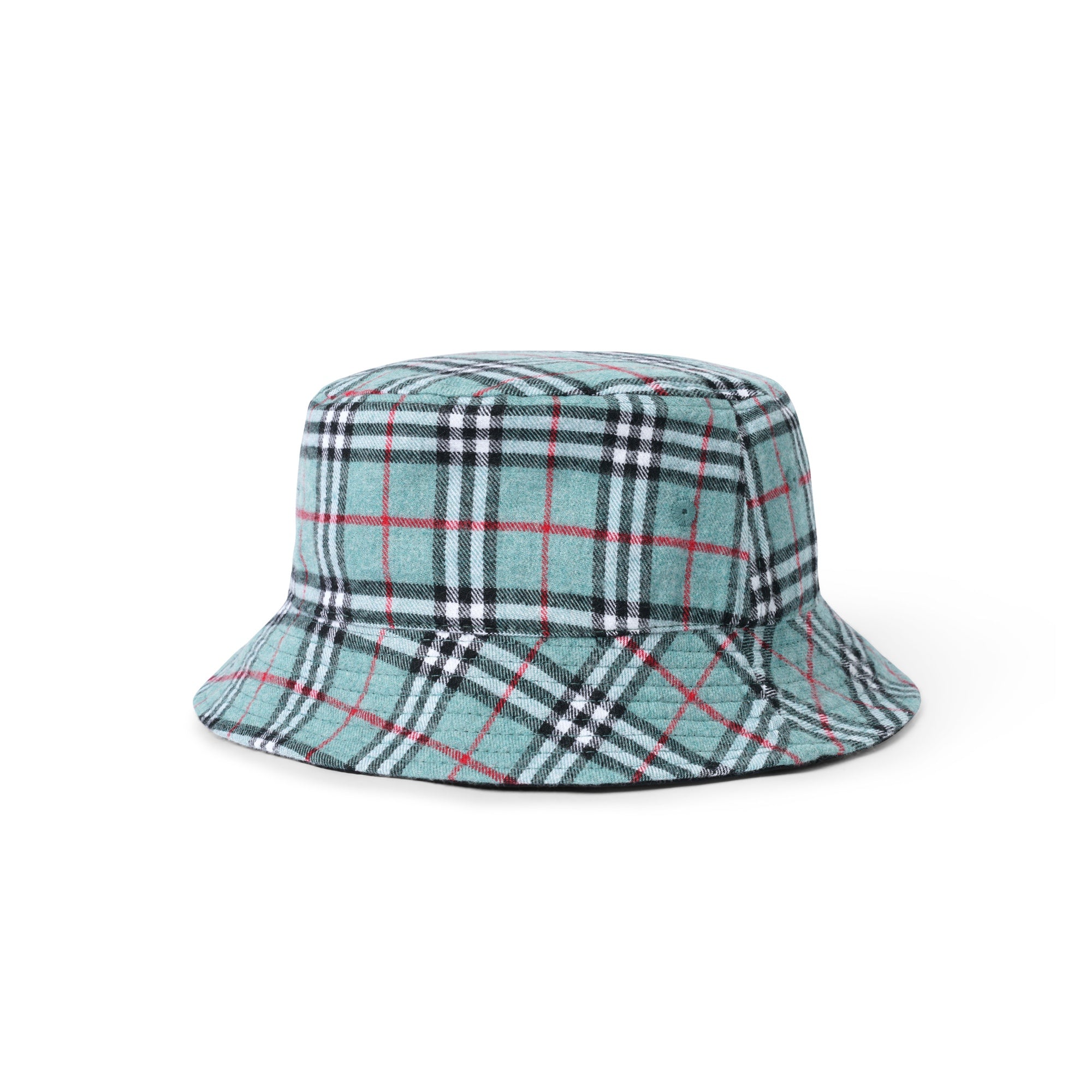 Butter Goods Plaid Reversible Bucket Hat Navy/Forest/White L/XL