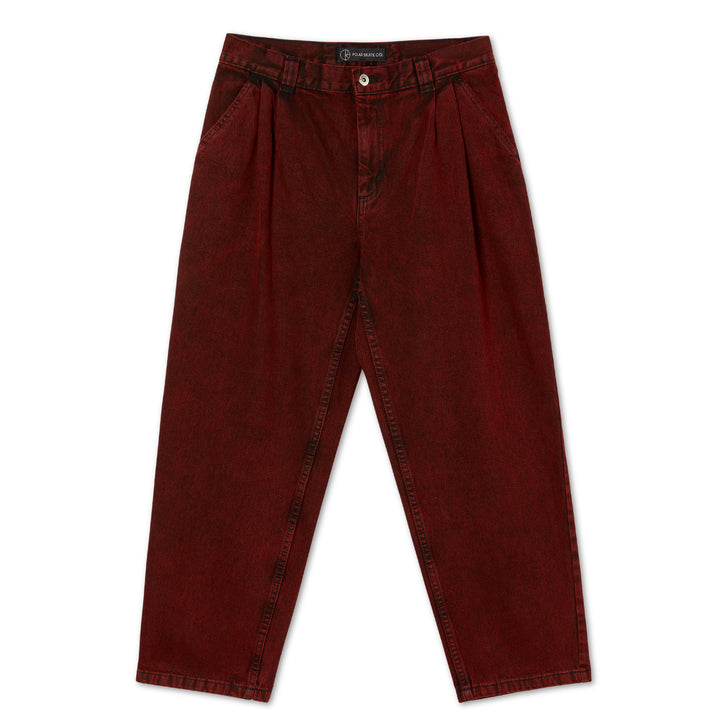 Polar Skate Co. Grund Chinos Red/Black