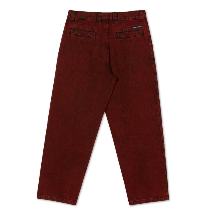 Polar Skate Co. Grund Chinos Red/Black