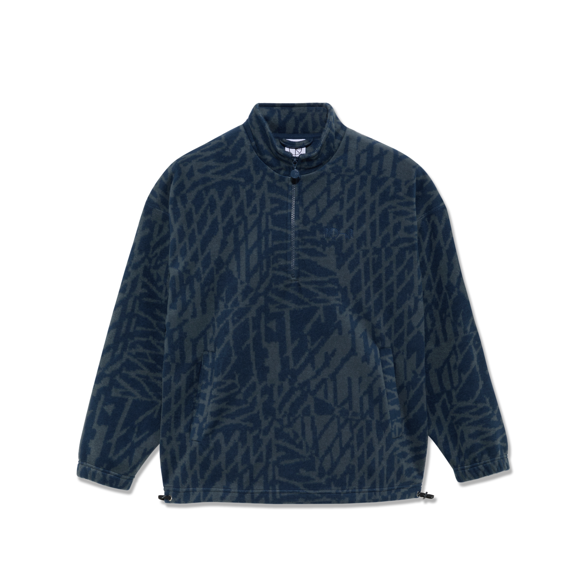 POLAR SKATE CO Fleece Pullover Lサイズ Polar Skate Co TK Fleece Pullover Blue/Grey - Orchard Skateshop