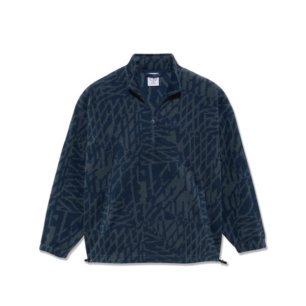 POLAR SKATE CO Fleece Pullover Lサイズ Polar Skate Co. Stripe Fleece Pullover - Light Purple | ANDJOY