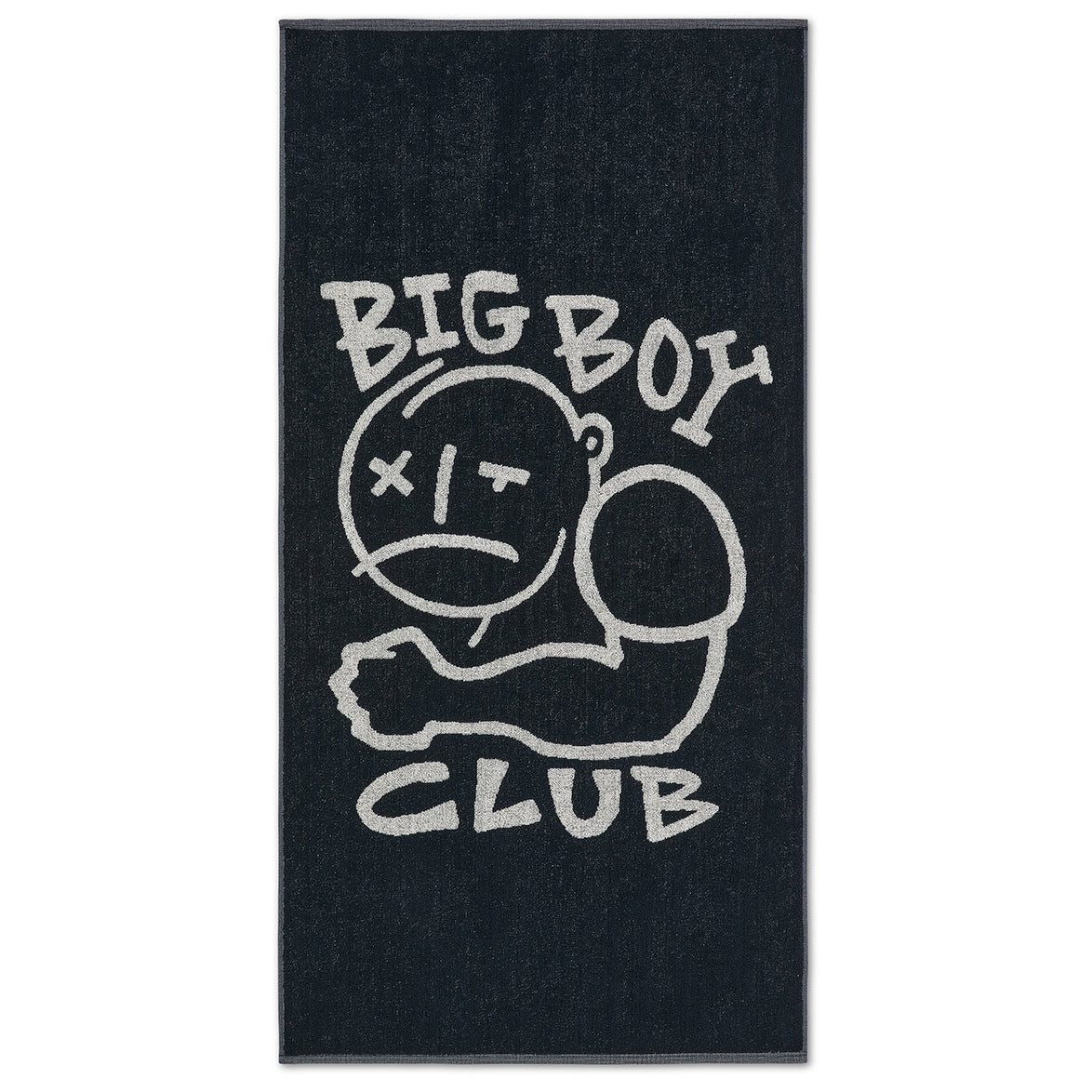 Polar Skate Co. Big Boy Club Beach Towel Black - Orchard Skateshop