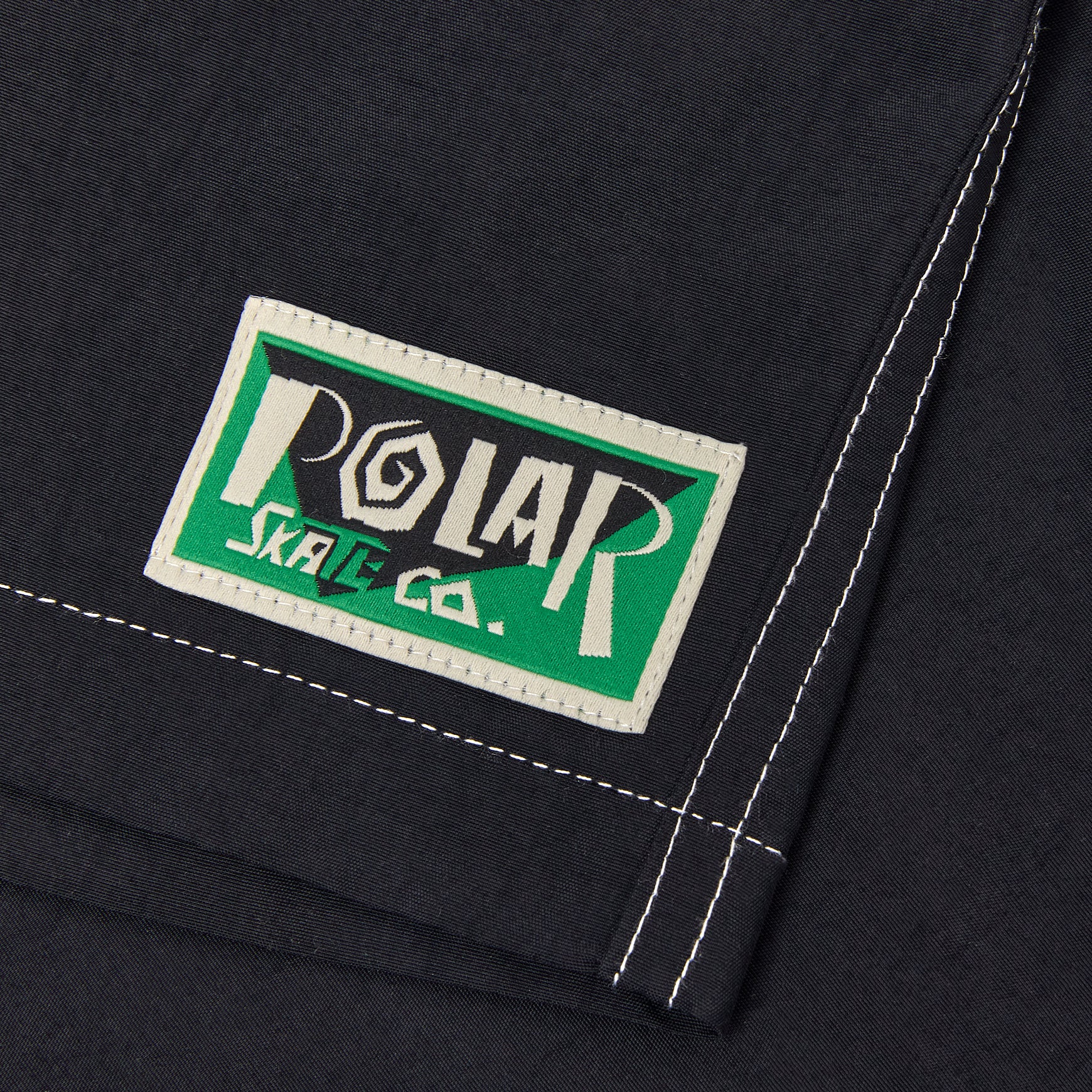 Polar Skate Co. Spiral Swim Shorts Black