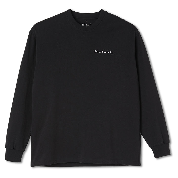 Polar Skate Co. Heaven Longsleeve Tee Black