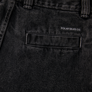 Polar Skate Co. Grund Chinos Washed Black - Orchard Skateshop