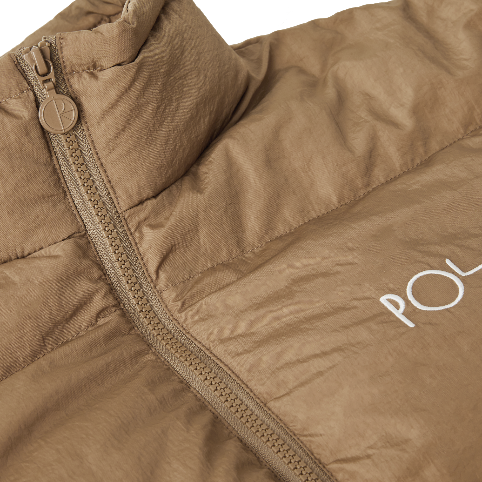 Polar Skate Co. Pocket Puffer Jacket Antique Gold - Orchard Skateshop