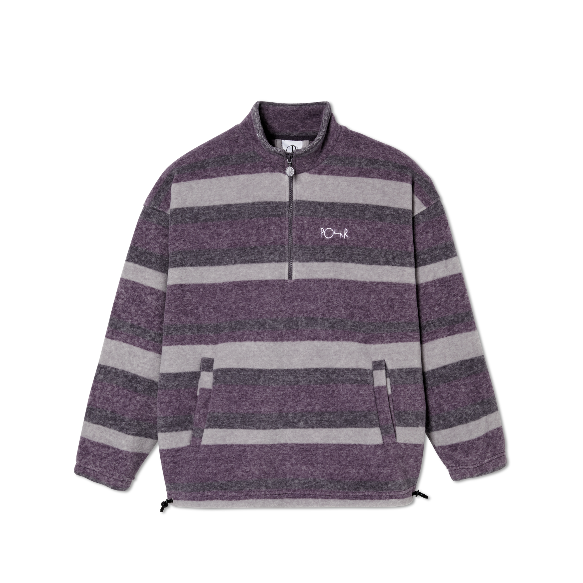 Polar Skate Co. Stripe Fleece Pullover Light Purple - Orchard
