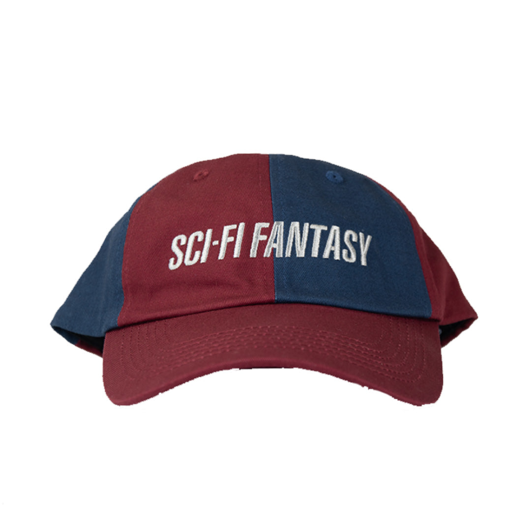 Sci-Fi Fantasy 2 Tone Hat Wine/Navy