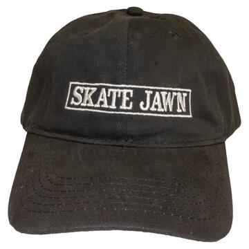 Skate Jawn Cover Box 6 Panel Hat Black