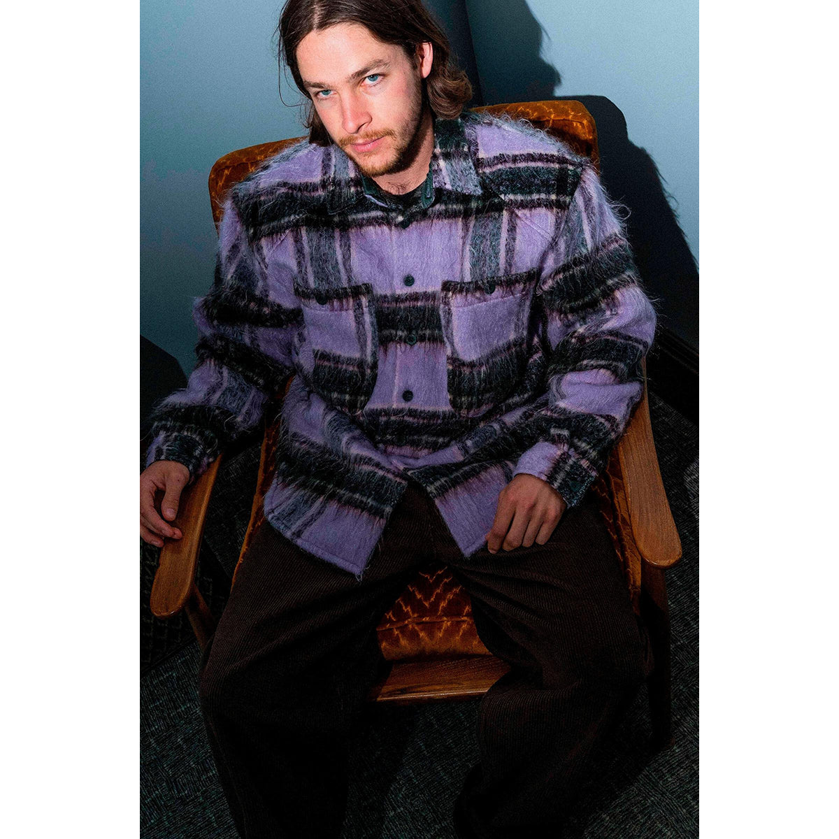 Quasi Ecco Flannel Shirt Lavender