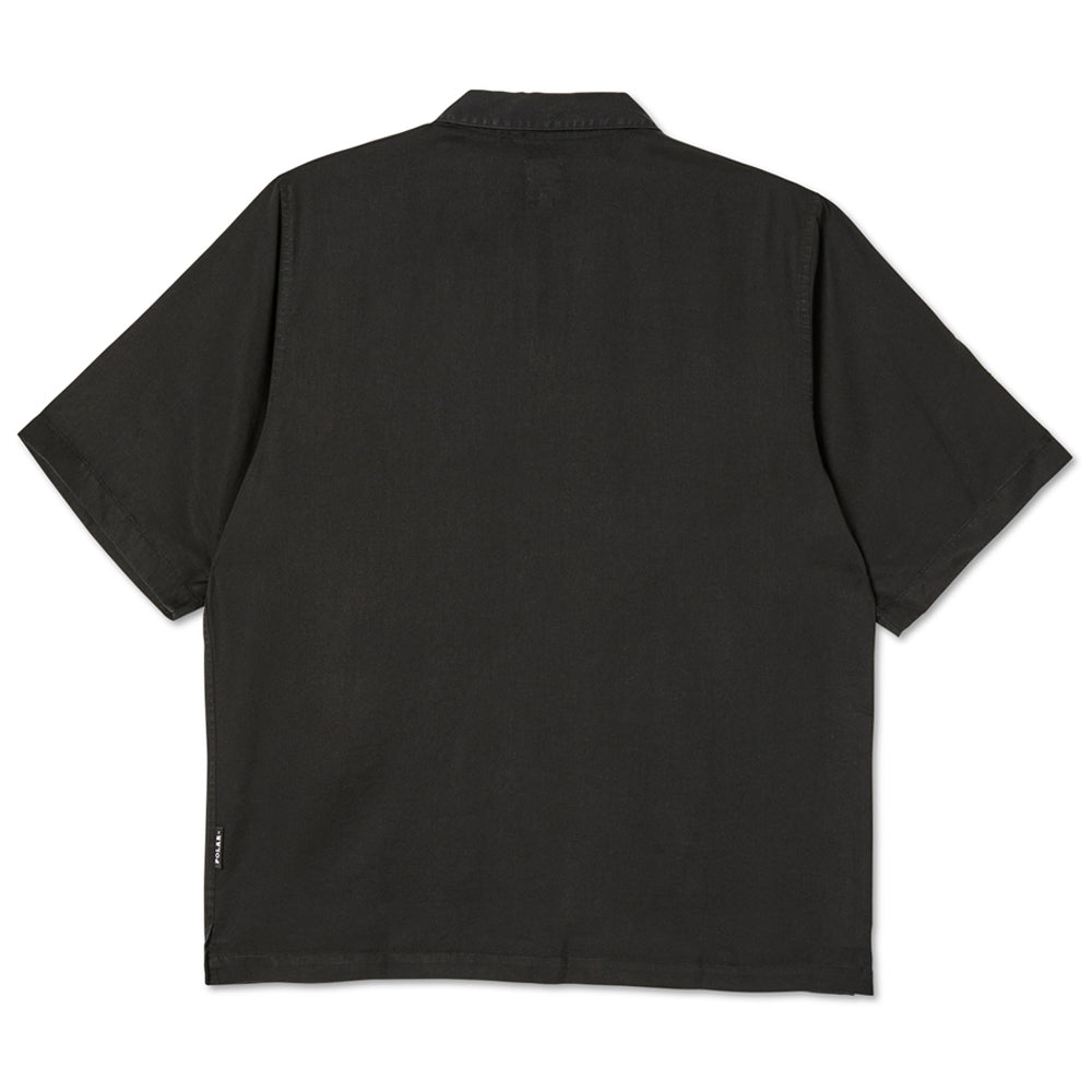 Polar Skate Co. Square Stripe Bowling Shirt Black