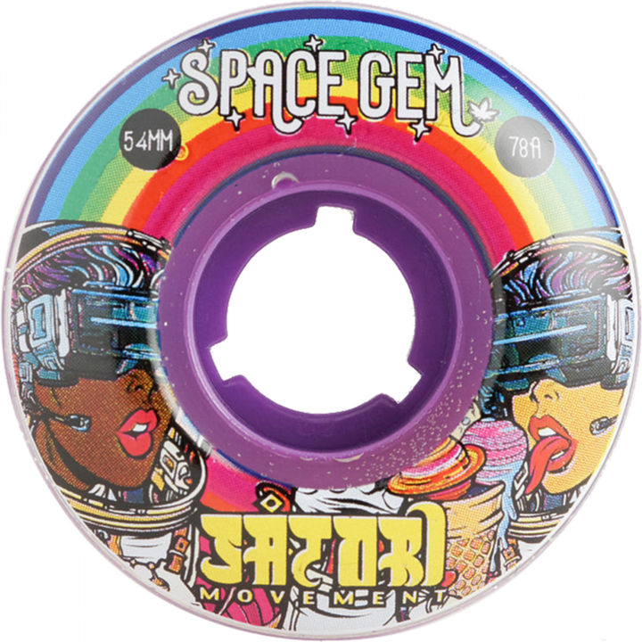 Satori Space Gem Wheels Clear 78A 54mm (2022)