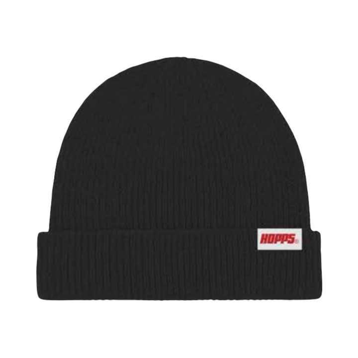 Hopps Tag Beanie Black