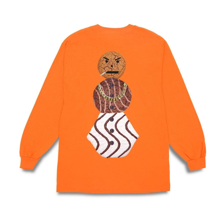 Quarter Snacks Snackman Longsleeve Tee Orange