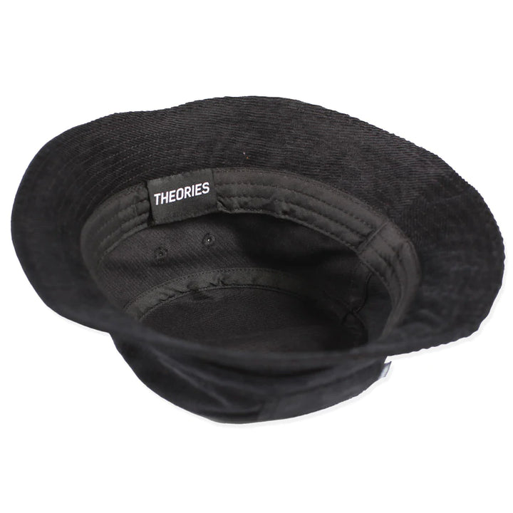 Theories Corduroy Bucket Hat Black