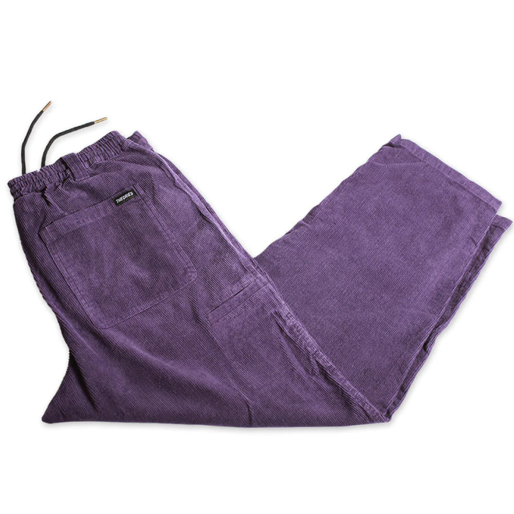 Theories - “Stamp lounge pant” egg plant
