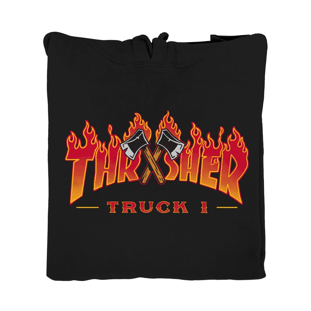 Thrasher Truck 1 Hoodie Black