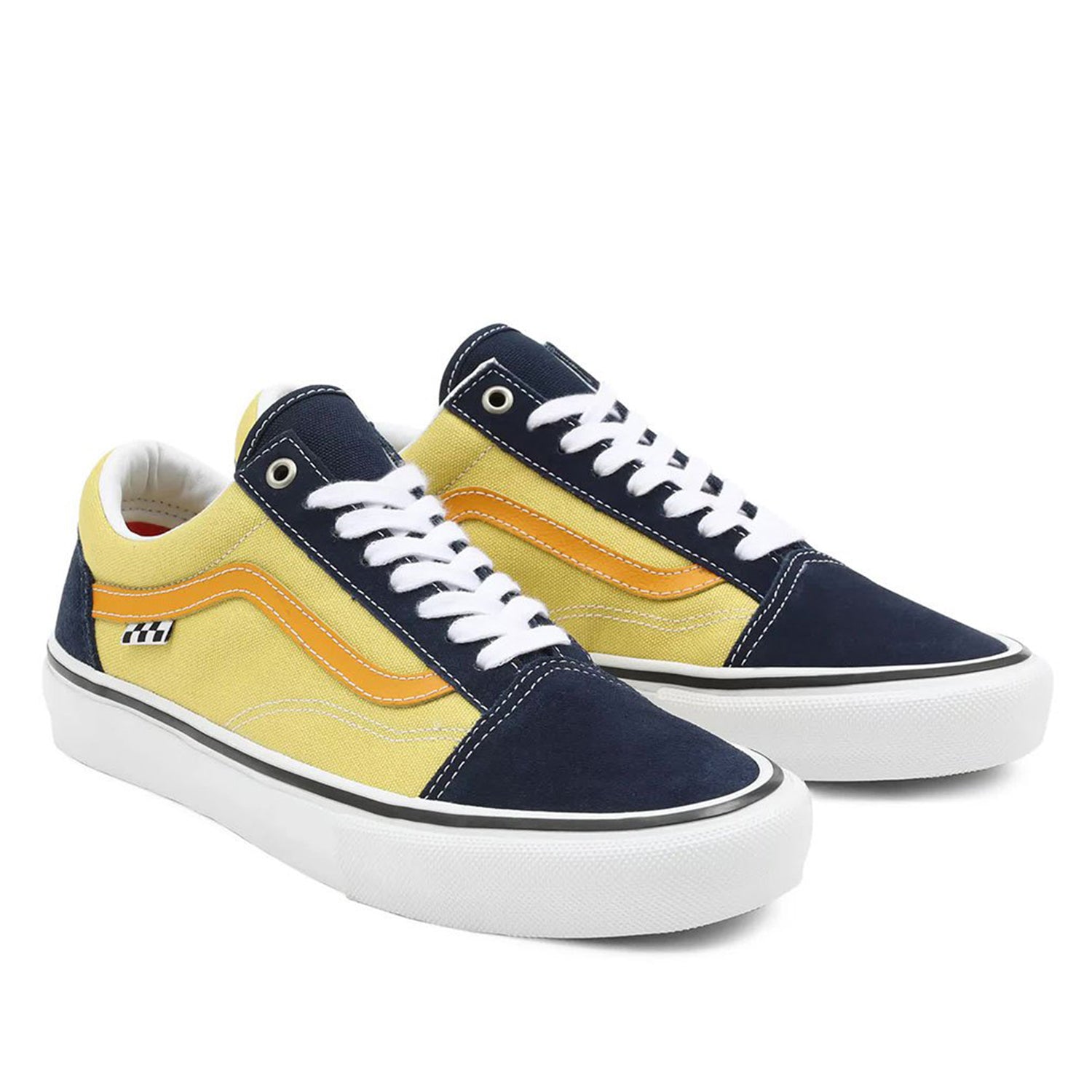 Vans Old Skool Skate Shoe - Navy / White