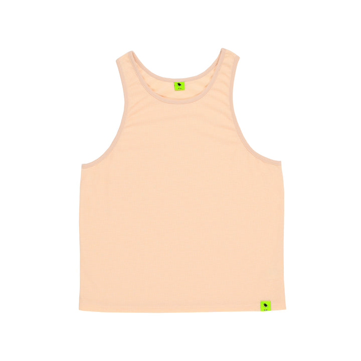 Glue Waffle Tank Top Cream