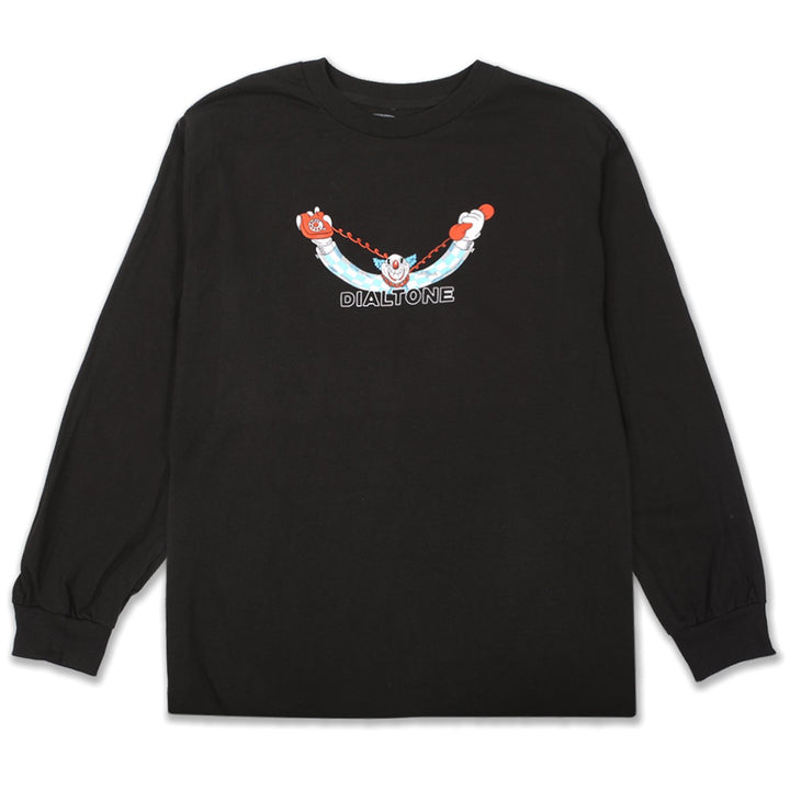 Dial Tone Wheels Wisecracker Long Sleeve Tee Black