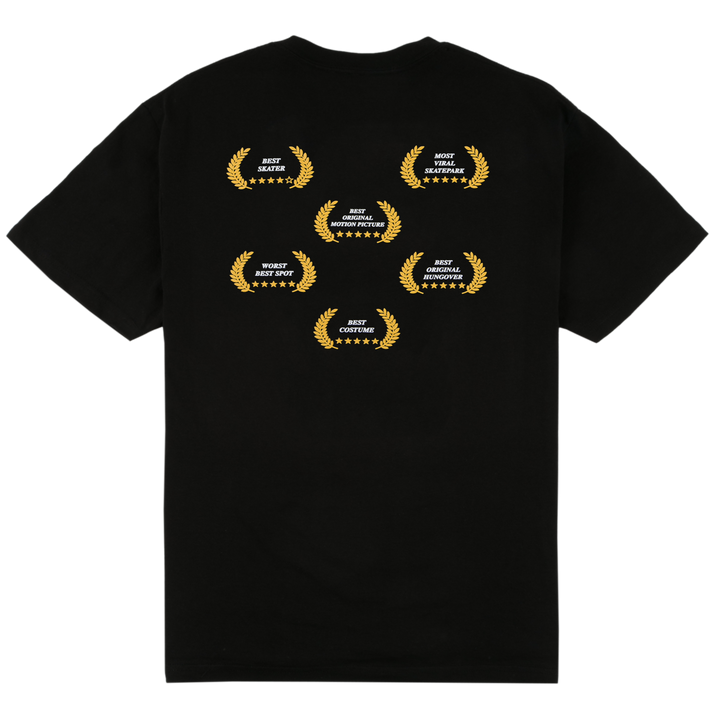 Quartersnacks X Classic Grip Winner Tee Black