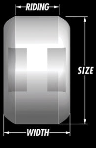 Spitfire Wheels Conical Full F4 101 58mm