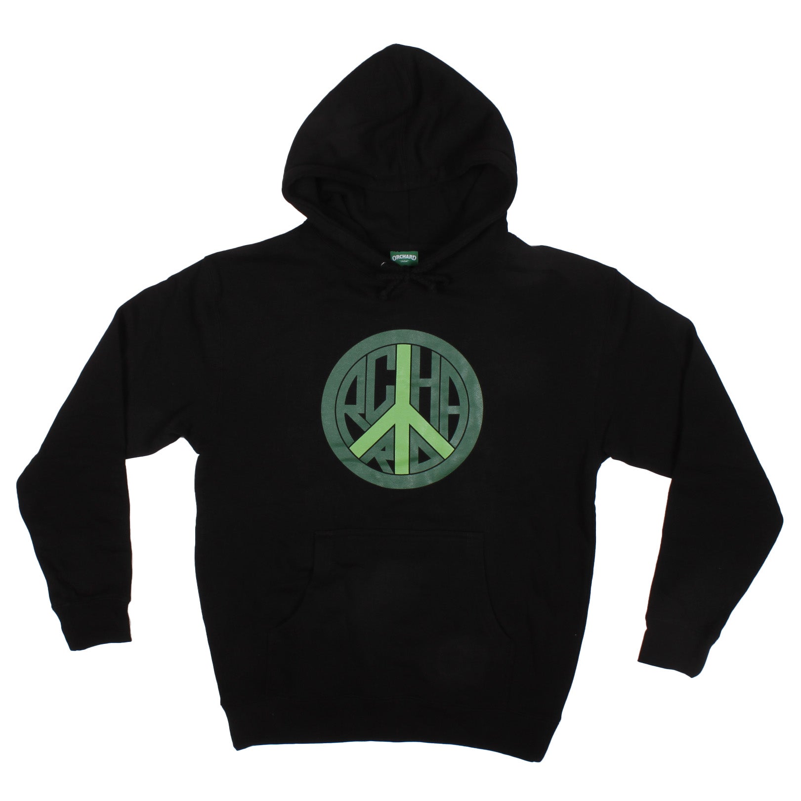 Orchard Peace by Damion Silver Hoodie Black